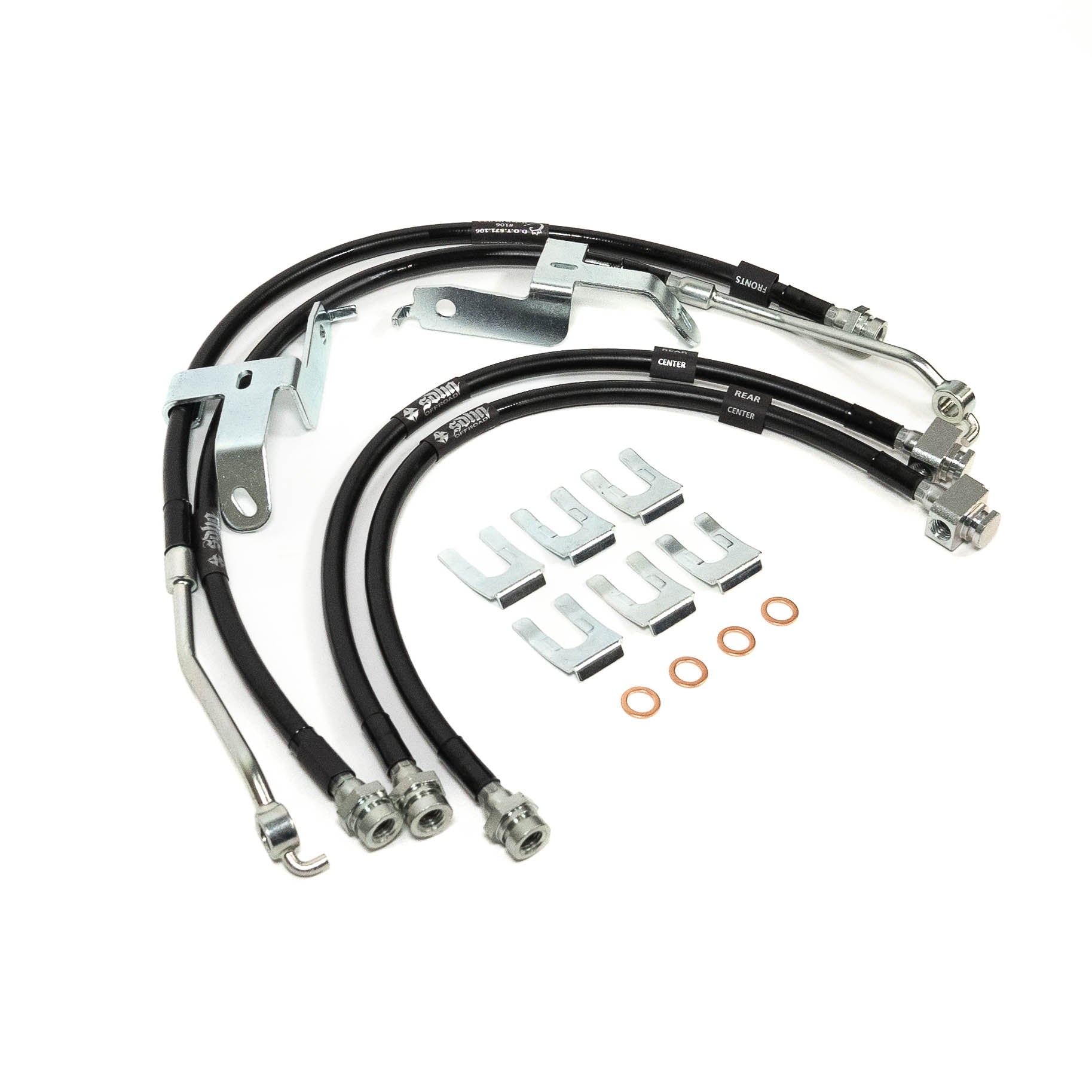 21-24 Ford Bronco SDHQ Brake Line Kit - High Performance Brake Upgrade for Off-Road & Daily Driving | Perfect for Trail Riding & Street Use
