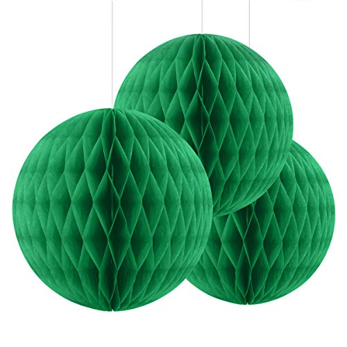 3pcs 8in GREEN honneycombs