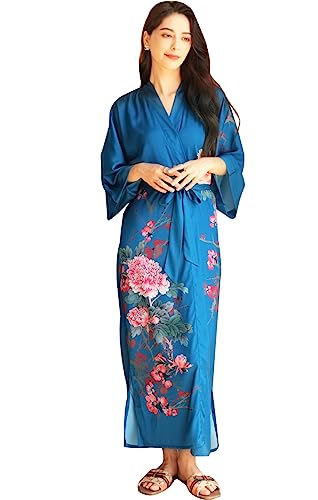 Peony Flower, Plum Blossom Black Blue