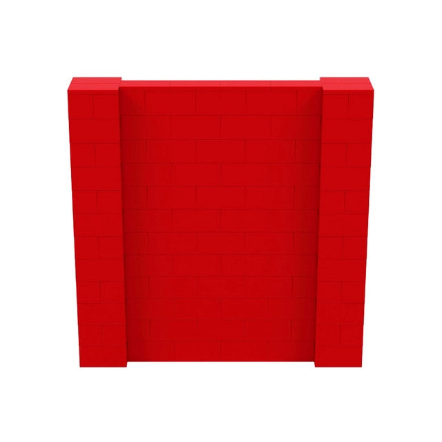 EverBlock Simple Wall Kit - 6' x 6' Modular Building Blocks for DIY Room Dividers, Play Areas & Office Partitions | Easy Assembly Plastic Wall Panels for Home, School & Commercial Spaces