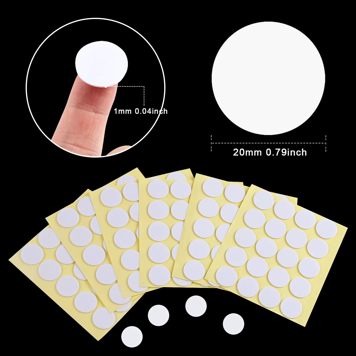 1080pcs Heat-Resistant Candle Wick Stickers - Double-Sided Adhesive for Candle Making, Strong Hold in Hot Wax - Perfect for DIY Candles, Home Decor & Gift Making
