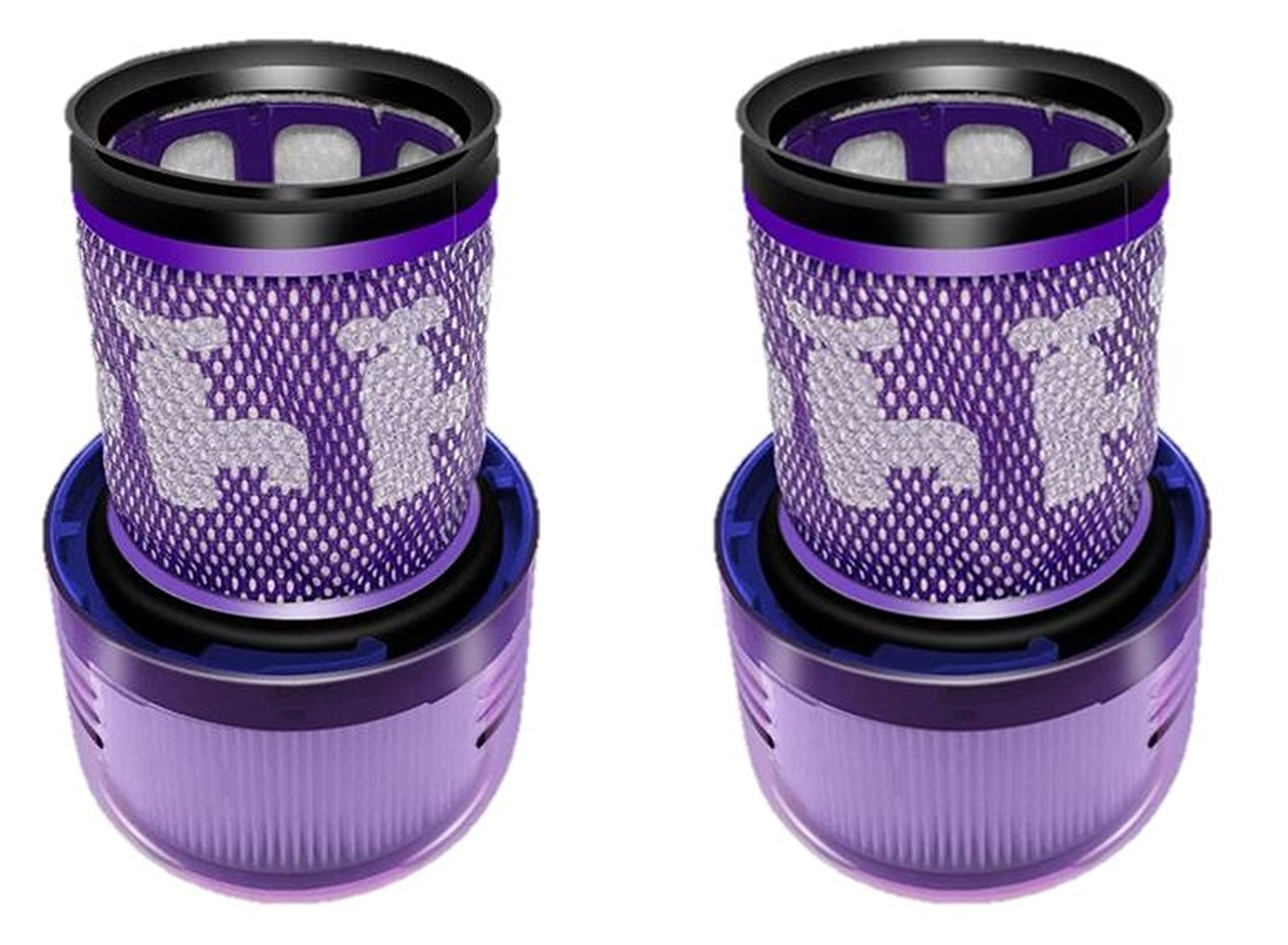2 Pack Replacement HEPA Filters for Dyson V12 Detect Slim Cordless Vacuum (Model 971517-01) - Washable & Reusable - Perfect for Pet Hair, Allergies & Deep Cleaning