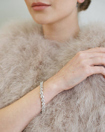 Elegant Stephanie Browne Bocheron Crystal Bridal Bracelet – Perfect for Weddings, Prom & Special Occasions