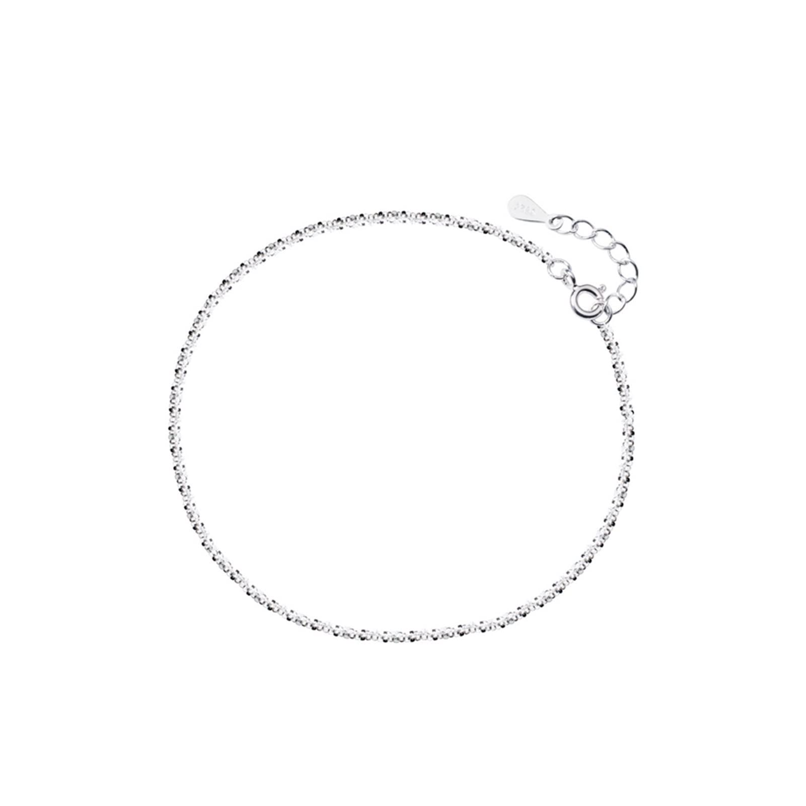 Minimalist Starlight Chain Anklet for Women - Dainty Simple Link Ankle Bracelet Fine Jewelry Gift for Her | Perfect for Beach Vacations, Date Nights & Everyday Wear