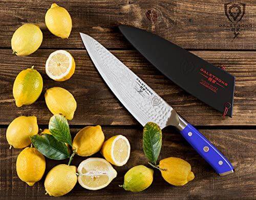 Premium 8-Inch Chef's Knife - Shogun Series X with Colored ABS Handle by Dalstrong | Professional Kitchen Knife for Slicing, Dicing & Chopping | Perfect for Home Cooks & Professional Chefs