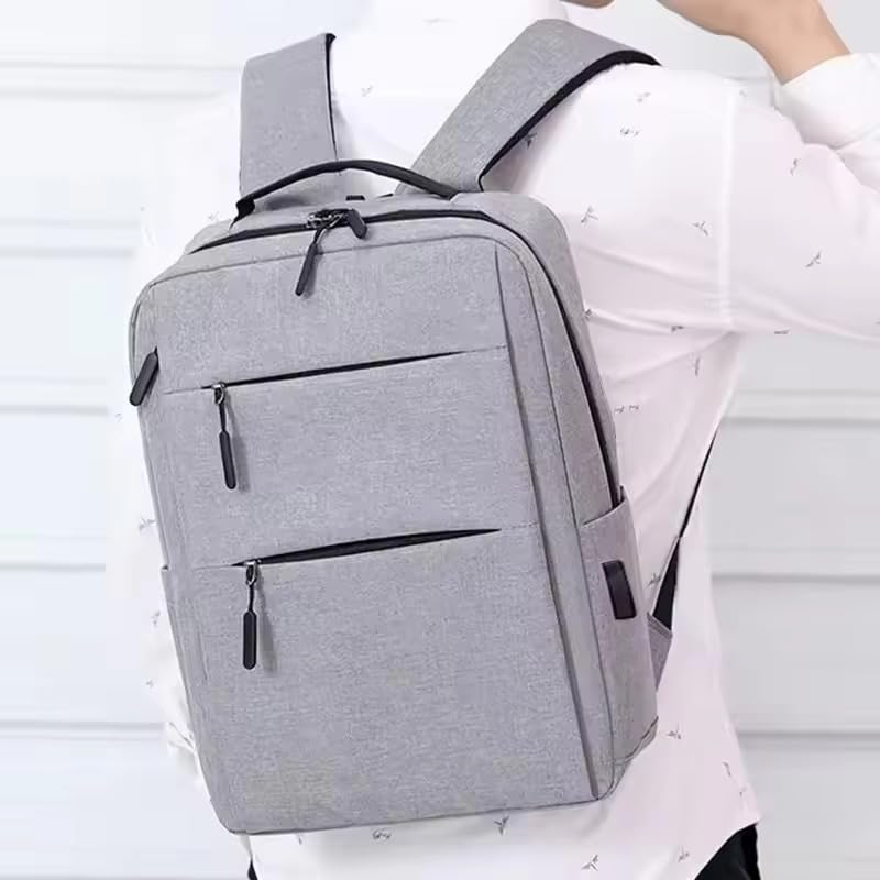 Men's 15.6 Inch Laptop Backpack - Large Capacity Business Computer Bag for Work & Travel - Durable Water-Resistant Backpack for Office Commute, College Students & Outdoor Activities
