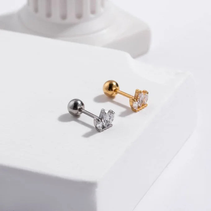 20G Cartilage Surgical Steel Earrings - Butterfly Stud Earrings for Women | Hypoallergenic, Durable Body Jewelry | Perfect for Daily Wear, Parties & Gifts (HSPJ405)