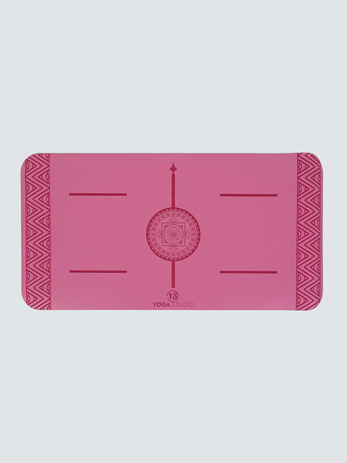 Non-Slip Yoga Knee Pad - The Grip Mini Mandala Mat for Yoga, Pilates & Meditation | Comfortable Cushion for Hard Floors | Perfect for Home Studios, Gyms & Outdoor Practice