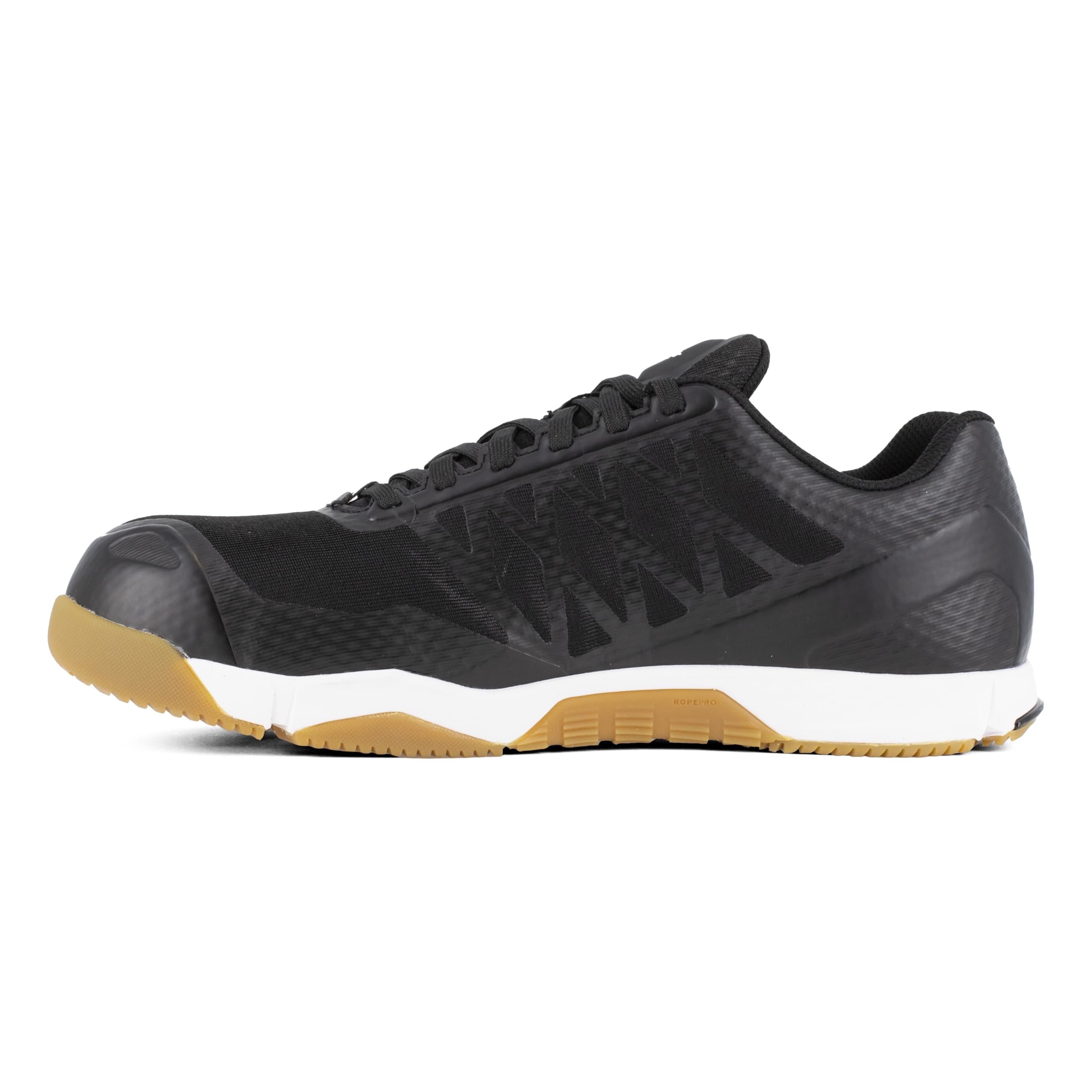 Reebok Men's Rb4450 Speed Tr Safety Toe Athletic Work Shoes - Black Steel Toe Sneakers for Construction, Warehouse & Industrial Work (Non-Slip, Lightweight)