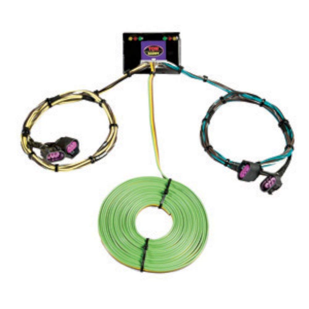 TowDaddy 3007 Plug-n-Tow Wiring Harness - Universal Trailer Light Connector Kit for Easy Installation | Perfect for Trucks, SUVs & Trailers | Camping, Hauling & Towing Accessories