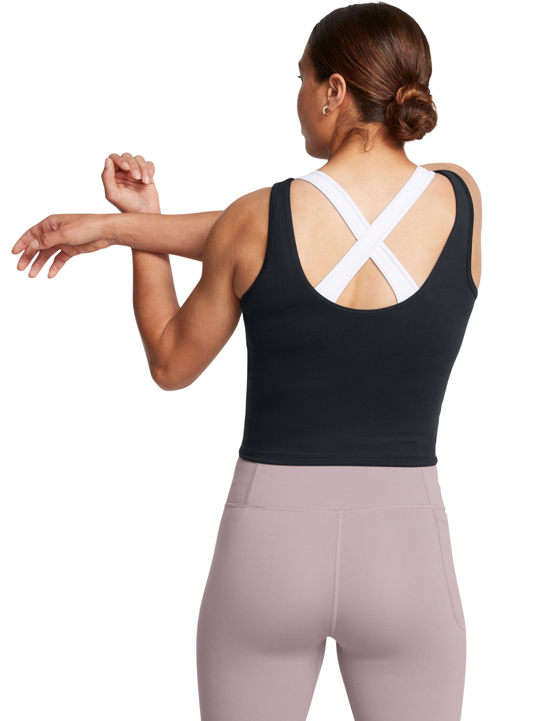 Motion Tank Top for Women - Breathable & Comfortable Black/White Workout Shirt - Perfect for Yoga, Gym & Running