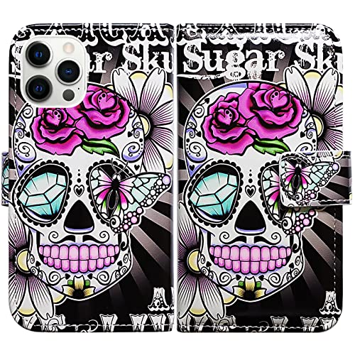Purple Flower Sugar Skull