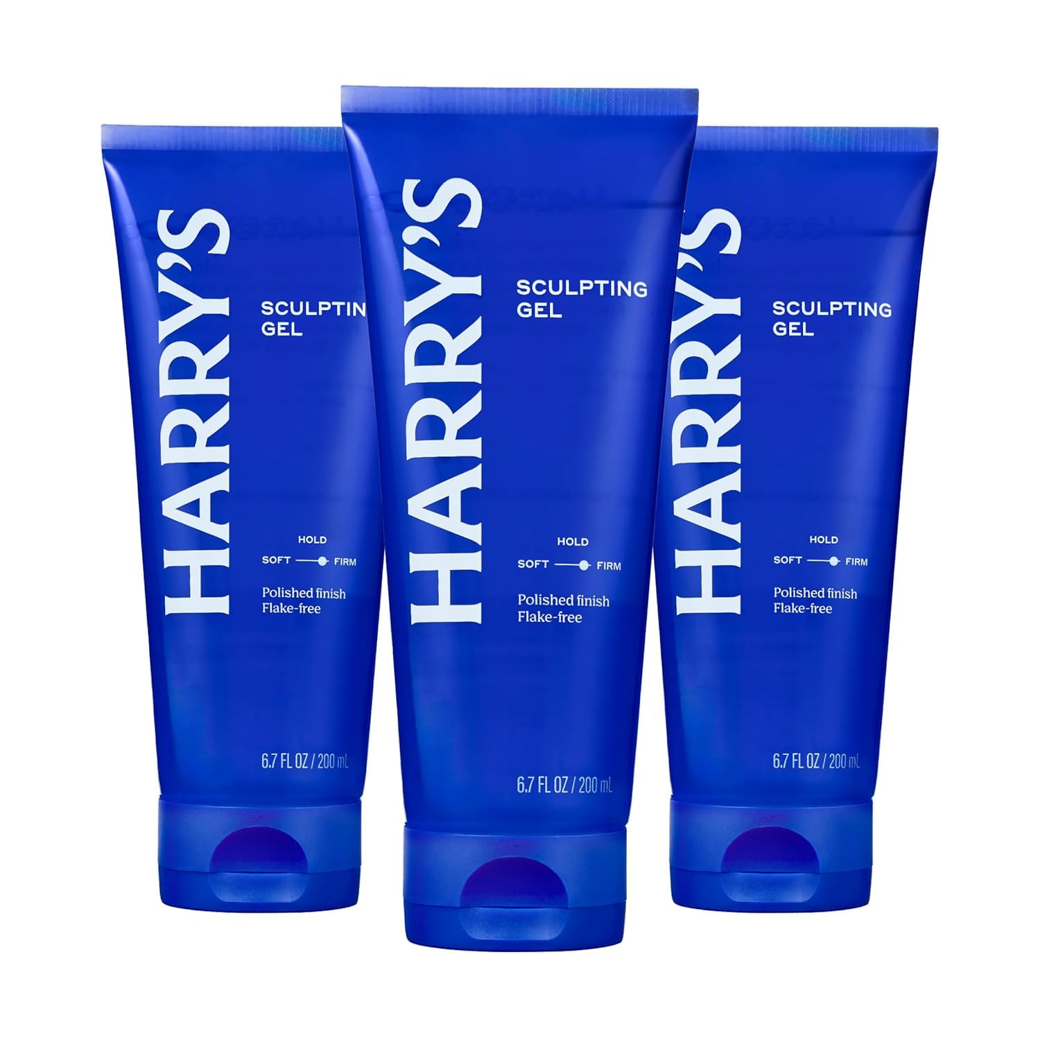 Harry's Hair Gel for Men - Strong Hold Styling Gel with Shine Finish, 6.7 Fl Oz (3 Pack) - Perfect for Professional Look, Special Occasions & Everyday Styling