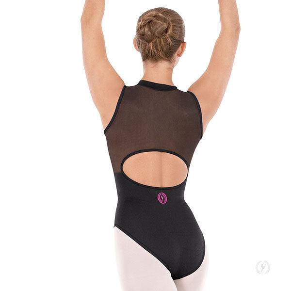 Eurotard Women's Mesh Back Zipper Front Dance Leotard - Perfect for Ballet, Jazz, Gymnastics & Performance Costumes