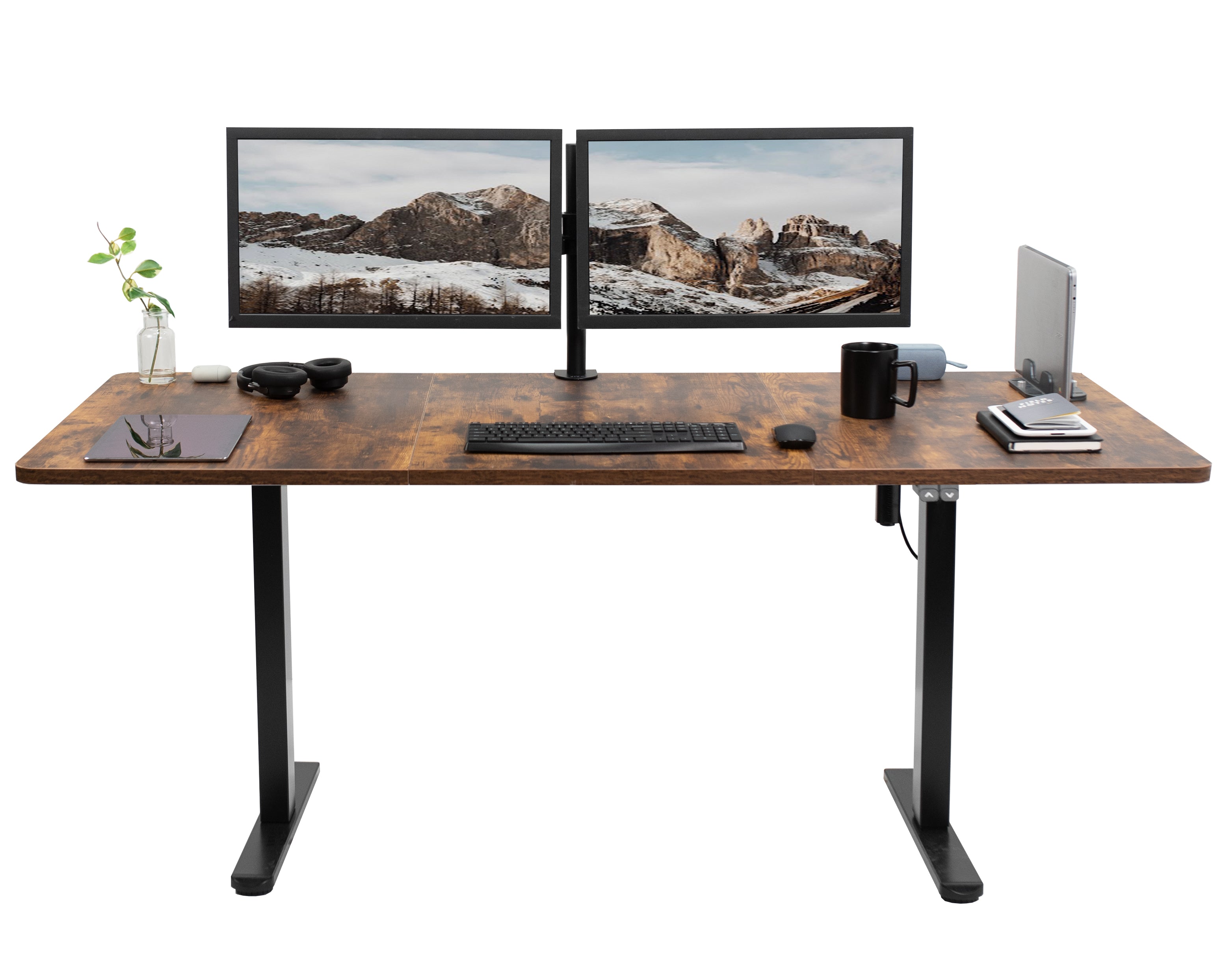 0B Series 71 x 30 Inch Electric Standing Desk with 2-Button Controller - Perfect for Home Office, Gaming & Workspace Ergonomics