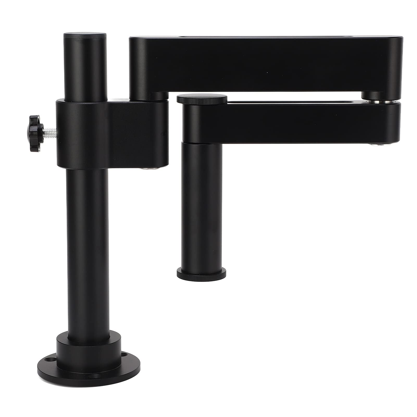 Professional Microscope Stand with Articulating Rotatable Arm & Clamp | Universal Telescoping Boom Arm for Stereo Microscopes, HDMI Cameras & Phones | Perfect for Soldering, Lab Work & Photography