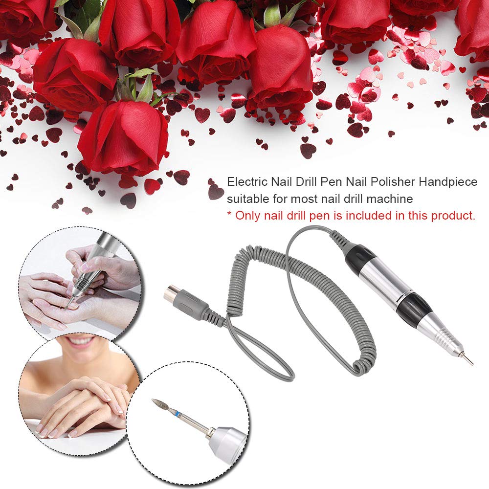 Electric Nail Drill Pen - Portable Manicure Tool for Gel & Acrylic Nails at Home Salon
