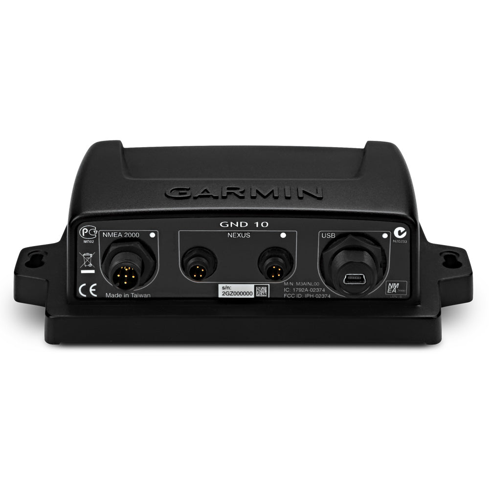 Garmin GND 10 Black Box Marine GPS Navigation Bridge - Perfect for Boating, Sailing & Fishing Adventures
