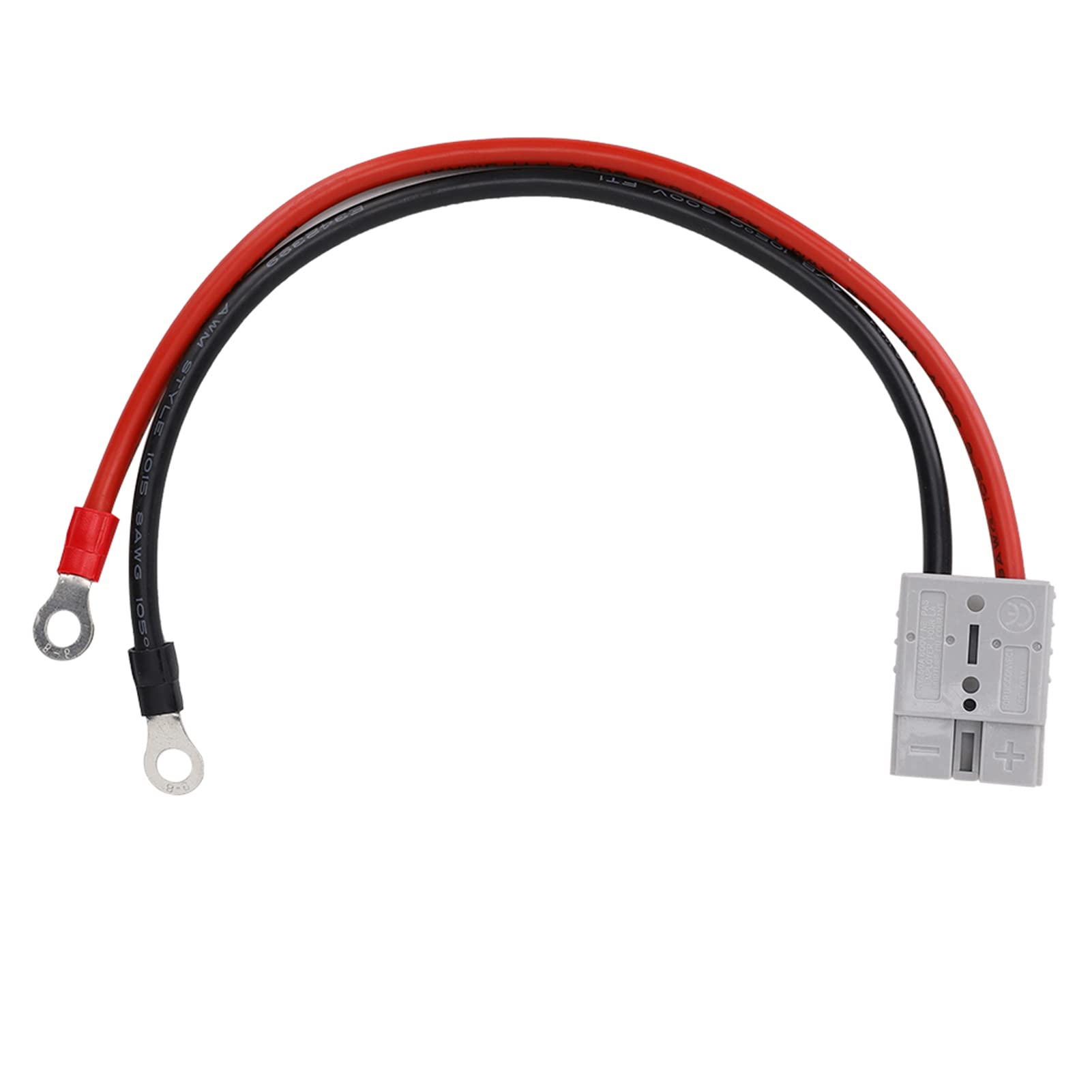 50A 600V Forklift Battery Charger Connector with Extension Cable - Heavy Duty Charging Plug for Electric Forklifts, Warehouse Equipment & Industrial Vehicles - Perfect for Charging Stations, Distribution Centers & Manufacturing Facilities