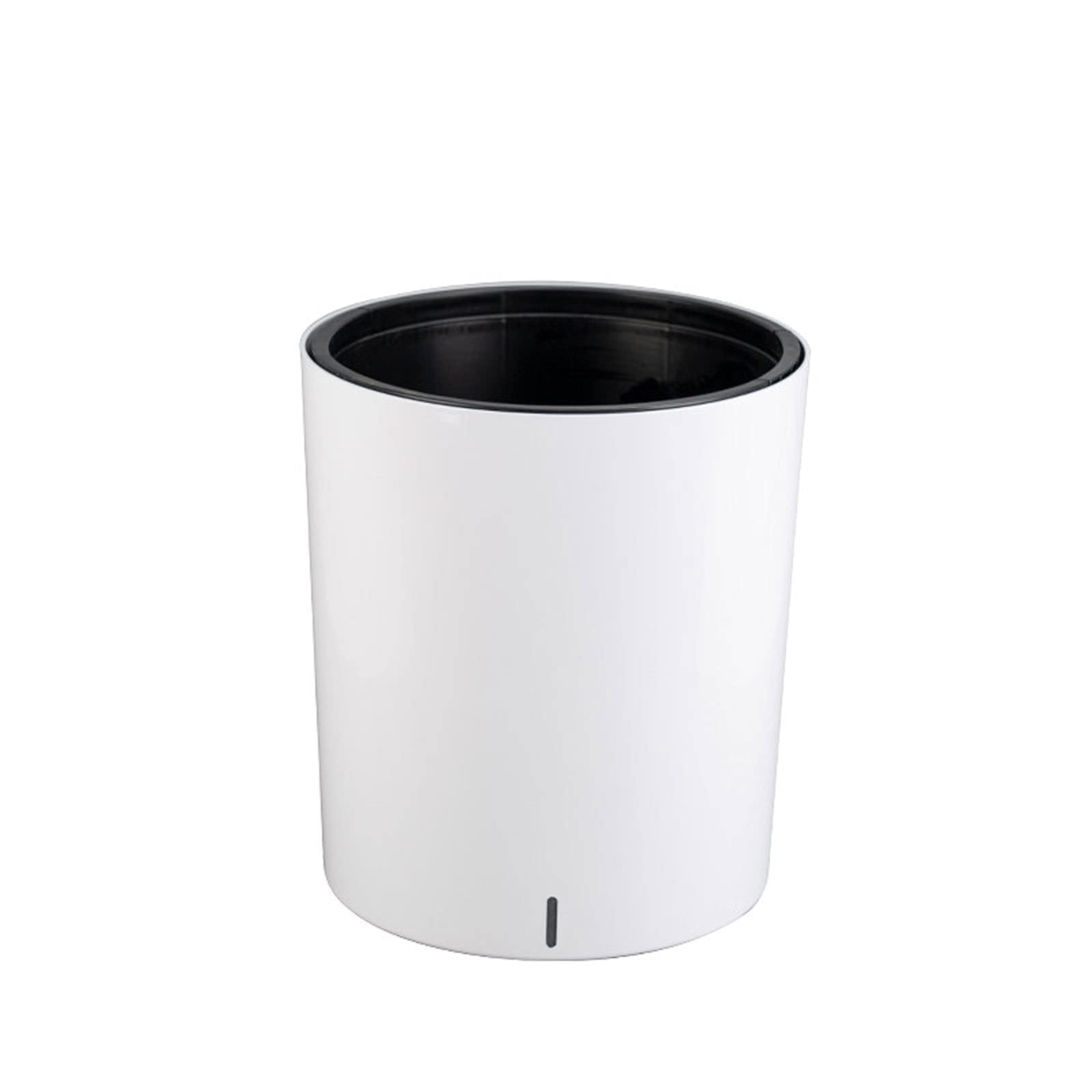 Modern White Flower Pot Planter for Indoor Plants - Decorative Home & Office Plant Containers - Perfect for Succulents, Herbs & Small Houseplants (Ideal for Living Room, Desk & Shelf Decor)