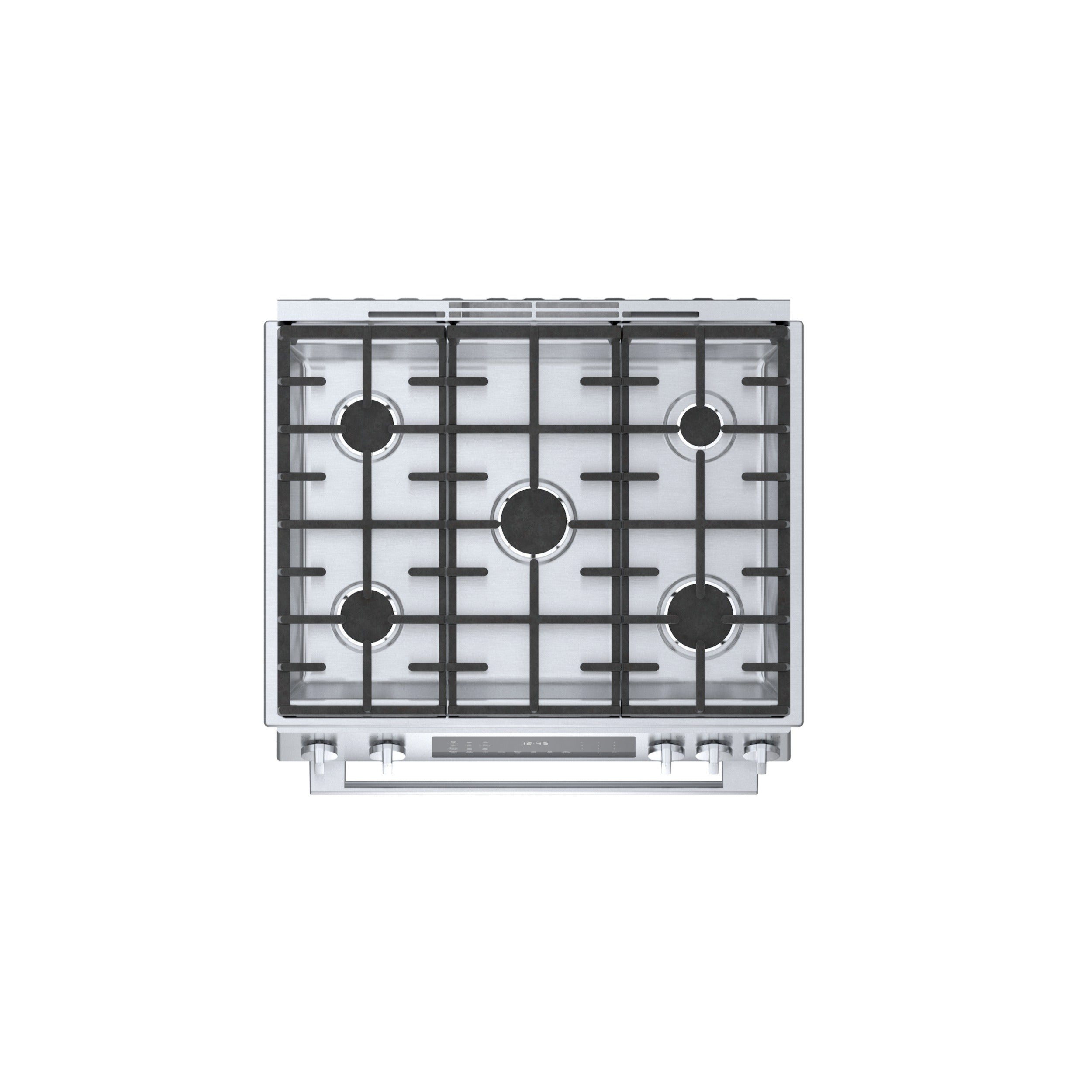 Bosch 30-Inch Stainless Steel Dual Fuel Slide-In Range HDI8056C - Professional Gas & Electric Oven for Home Kitchen Cooking, Baking & Entertaining