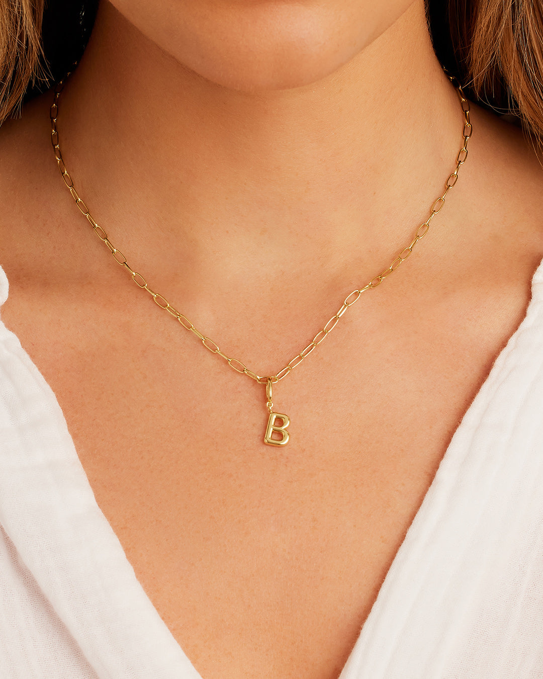 Alphabet Helium Parker Charm - Stylish Initial Letter Pendant Necklace for Women, Perfect for Gifts, Birthdays & Everyday Wear