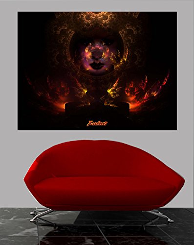 Xzendor7 Beauty in The Pit of Fire Wall Decal 18