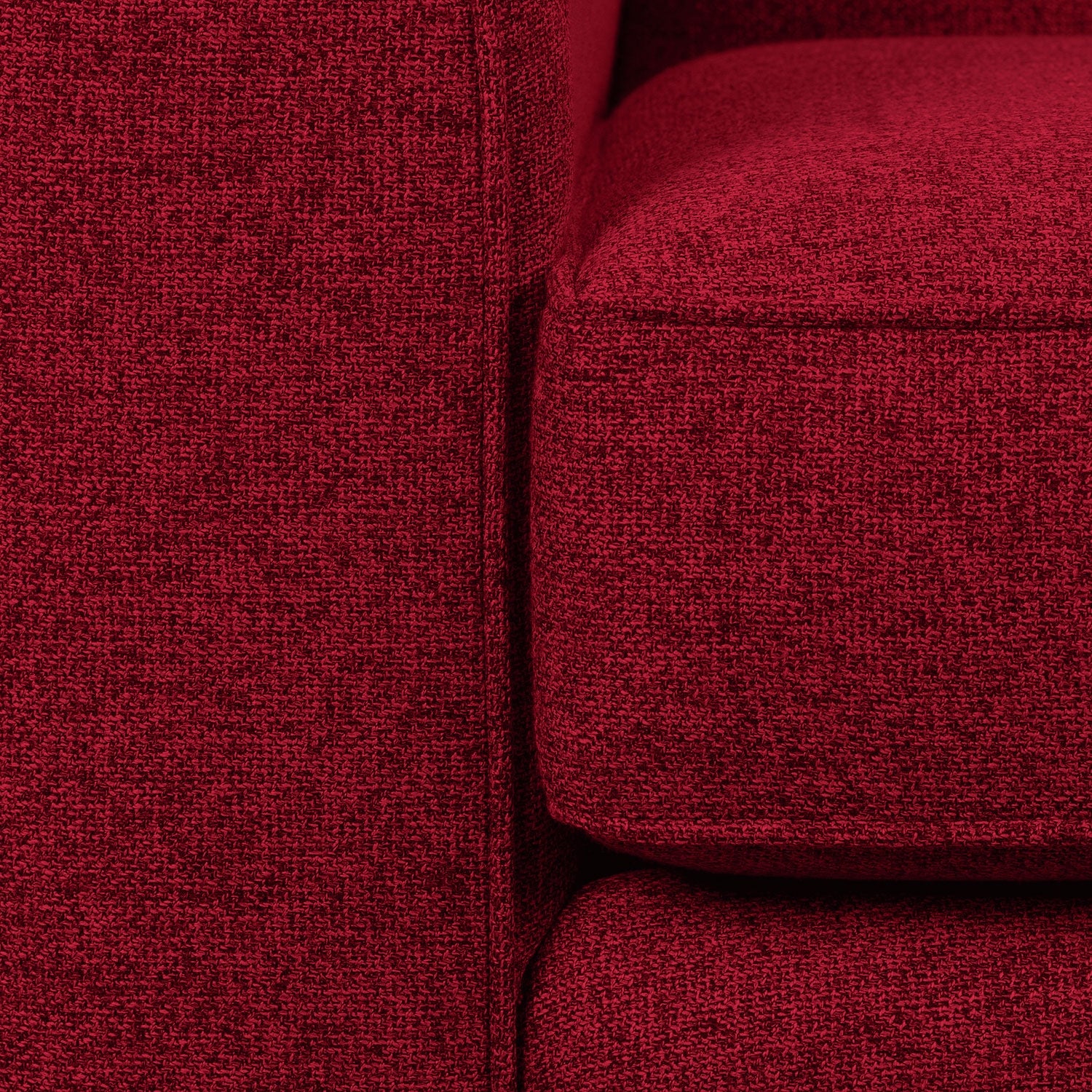 Ashby Queen Sofa Bed - Convertible Sleeper Sofa with Storage, Red Velvet Upholstery | Perfect for Small Spaces, Guest Rooms & Apartments