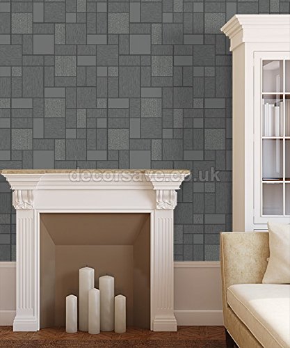 Holden Decor Glitter Tile Black 89240 - Premium Self-Adhesive Wall Tile for Home Decor, Kitchen Backsplash & Bathroom Accent Wall