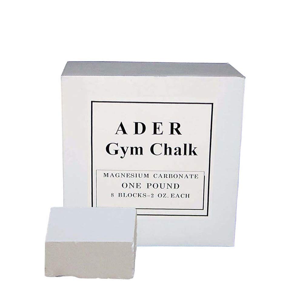 Premium Ader Gym Chalk - 3 lbs (24 x 2oz Blocks) for Weightlifting, Rock Climbing & CrossFit | Non-Slip Grip Enhancer for Workouts & Sports Training