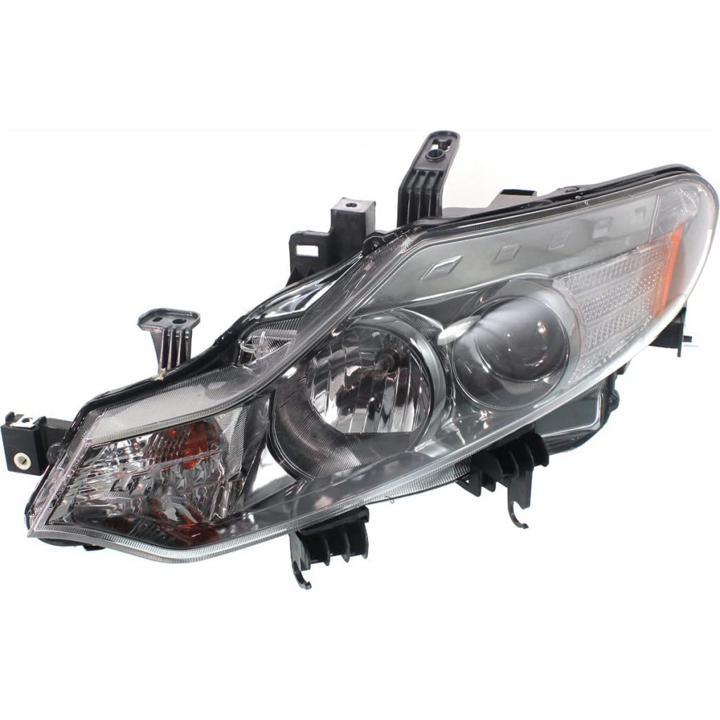 2011-2014 Nissan Murano Headlight Assembly - Driver Side with Bulbs & Black Housing | DOT Certified Replacement for NI2502185, 26060-1AA0A, 26060-1AA0D | Perfect for Night Driving & Foggy Conditions