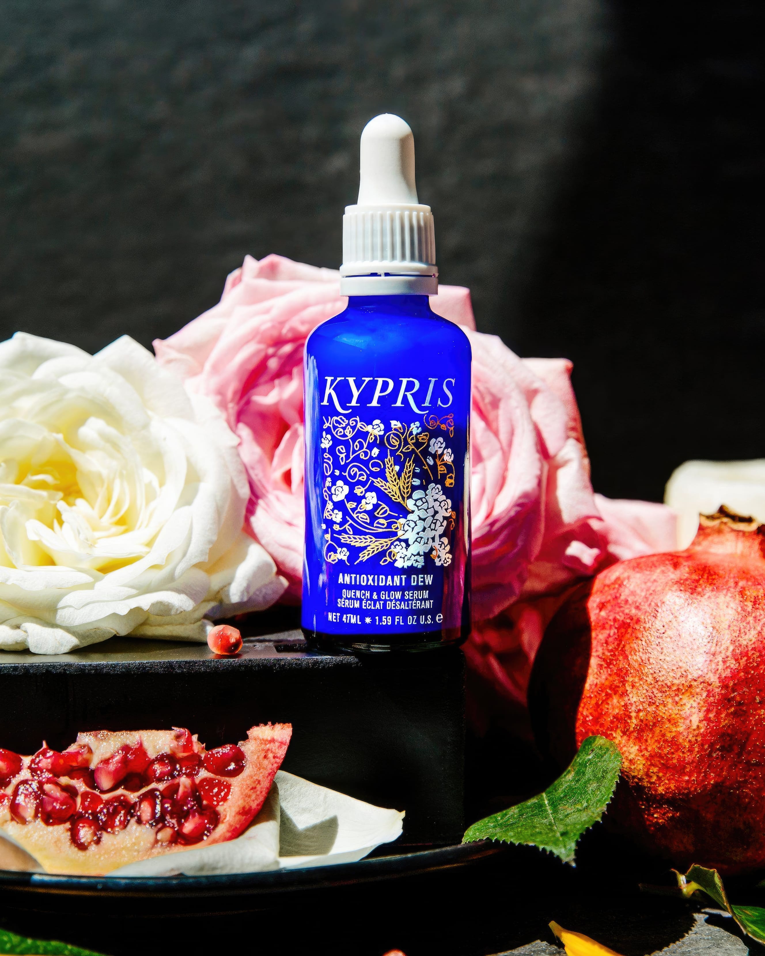 Kypris Antioxidant Dew Serum - Hydrating Facial Treatment for Glowing Skin | Vegan & Cruelty-Free Skincare for Daily Use & Night Routine