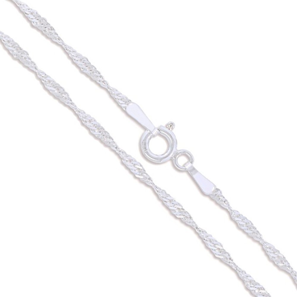 10k Solid Gold Singapore Chain Necklace for Men & Women - Durable Luxury Jewelry Gift for Birthday, Anniversary & Special Occasions