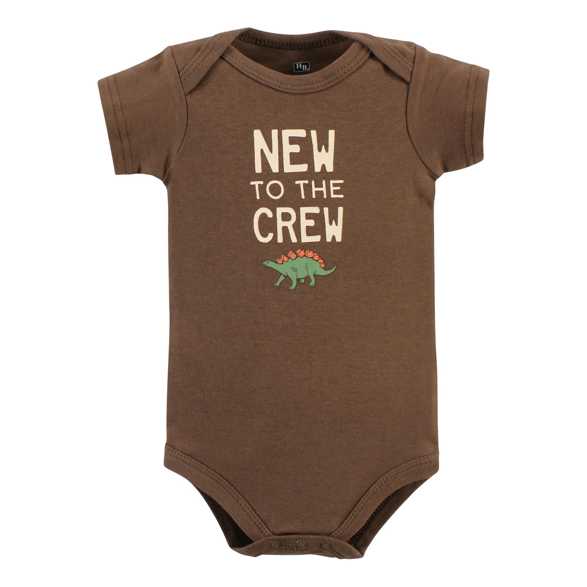 Hudson Baby Cotton Bodysuits 5-Pack | Dinosaur Adventures | Soft Preemie Onesies for Newborns | Perfect for Gifts, Baby Showers & Everyday Wear