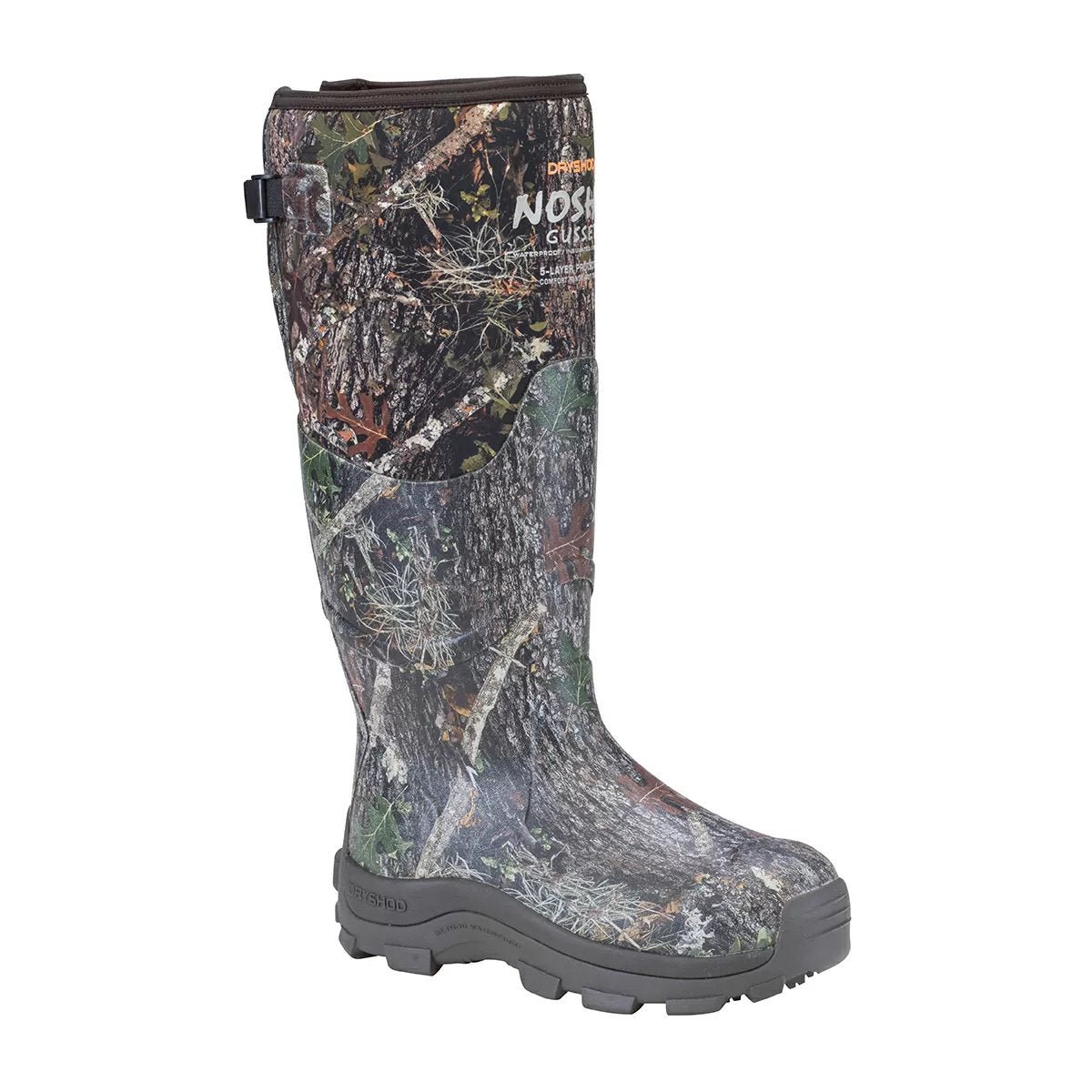 DRYSHOD® NOSHO Gusset Ultra Hunt Camo Boots - Waterproof Hunting Boots for Men & Women - Ideal for Outdoor Hunting, Hiking & Wet Weather Adventures
