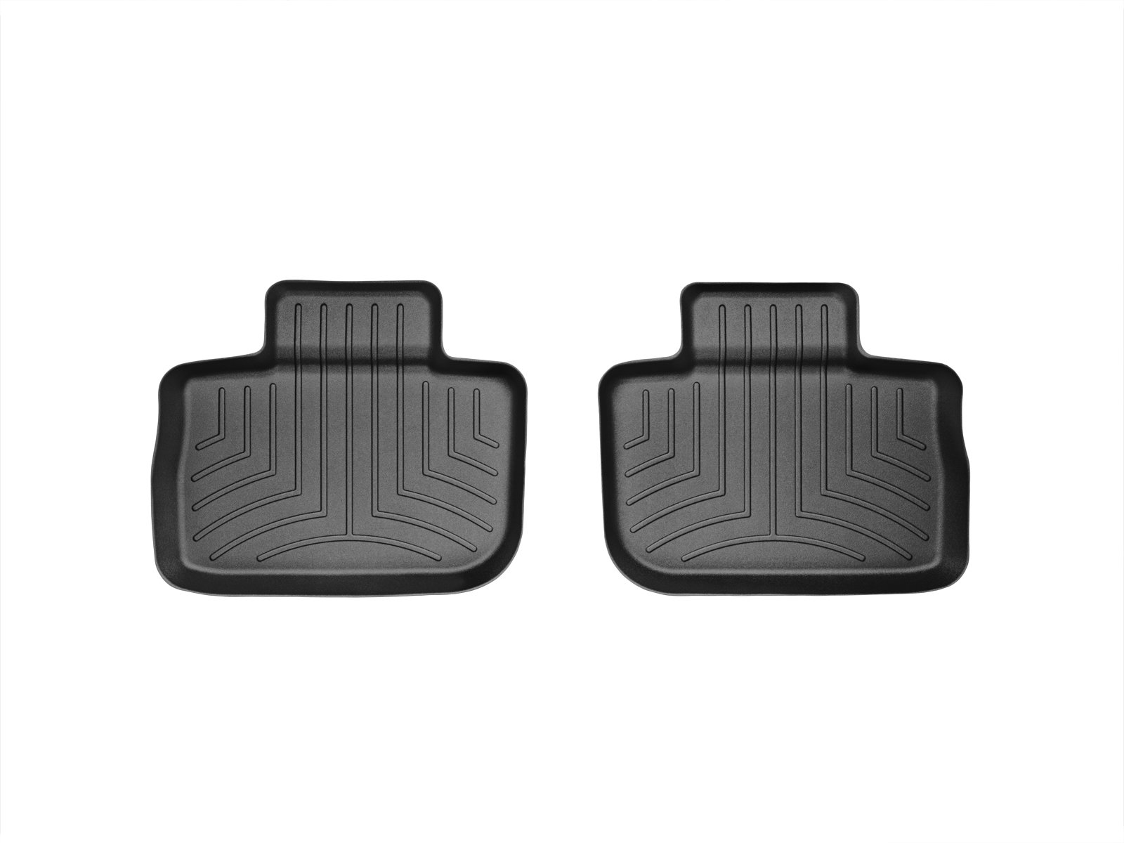 WeatherTech Custom Fit Floor Liners for Dodge Charger & 300 - 2nd Row Seat Protection (443792) | All-Weather Car Mats | Black Heavy Duty Floor Mats for SUV & Sedan | Perfect for Road Trips, Daily Commutes & Winter Weather