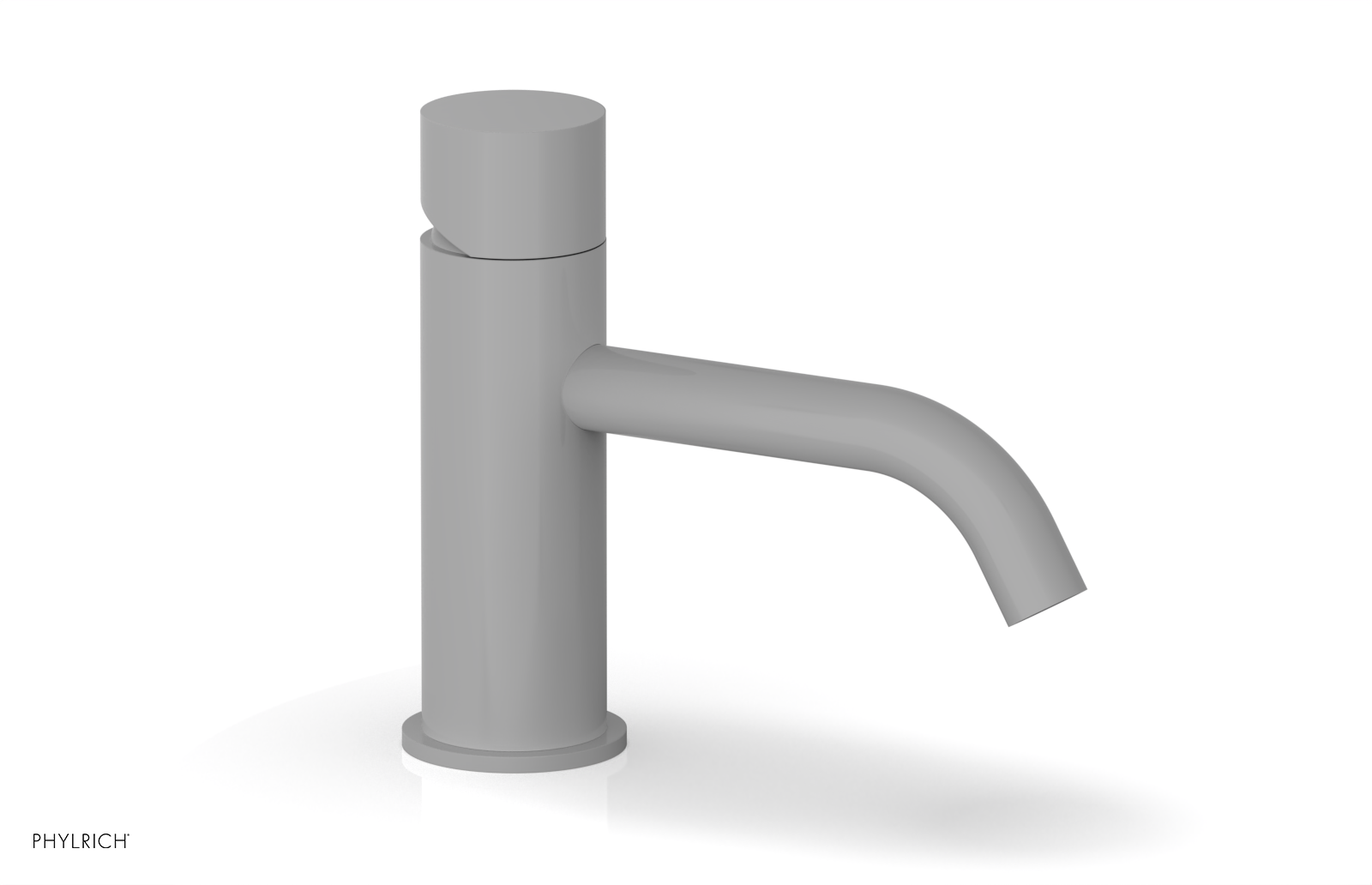 BASIC II 6 Single Hole Bathroom Sink Faucet with Smooth Handle - Model 230 07 6 - Perfect for Modern Vanities & Powder Rooms