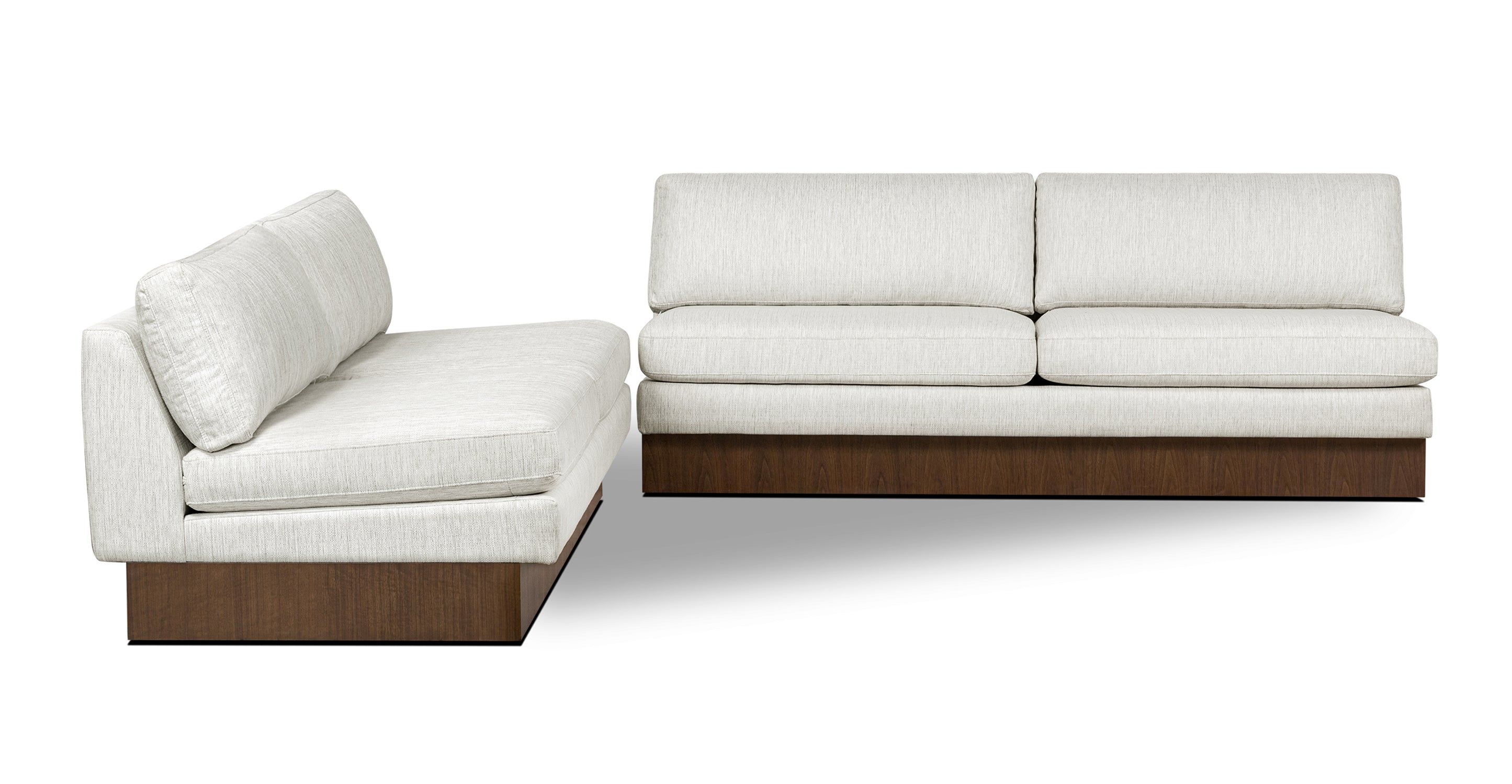 Modular Sofa in Bright Ash - Modern Sectional Couch for Living Room, Lounge & Office - Cabra Sofa Set with Adjustable Configurations