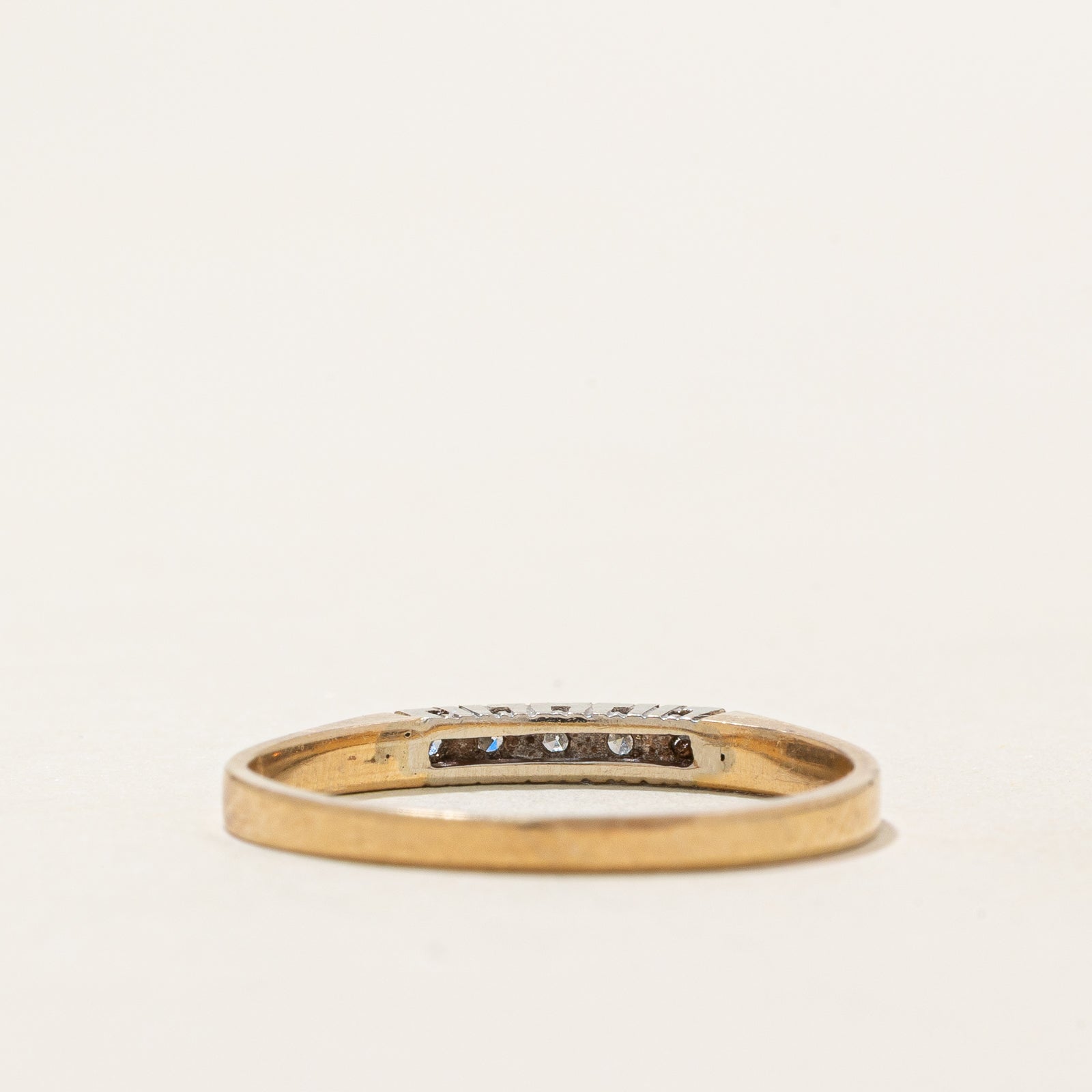 0.10ctw Five Stone Diamond Ring - Size 6.75 | Elegant Wedding Band, Anniversary Gift for Her | Perfect for Engagements, Proposals & Special Occasions
