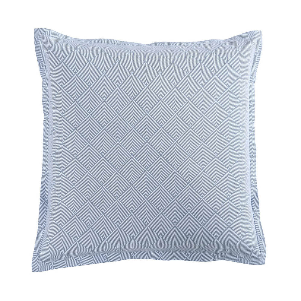 Premium Gibson Black European Pillowcase Set - Luxury 100% Cotton Bedding by Logan & Mason - Perfect for Master Bedroom, Guest Room & Hotel Decor