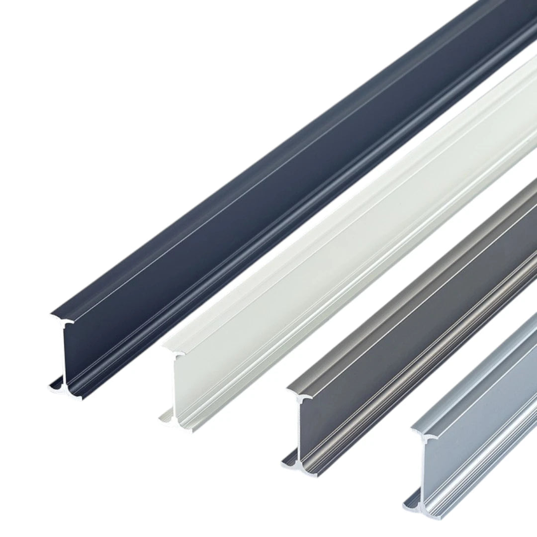 Flexible Curved Curtain Track - Bendable & Adjustable for Bay Windows - Perfect for Living Rooms, Bedrooms & Drapes Installation