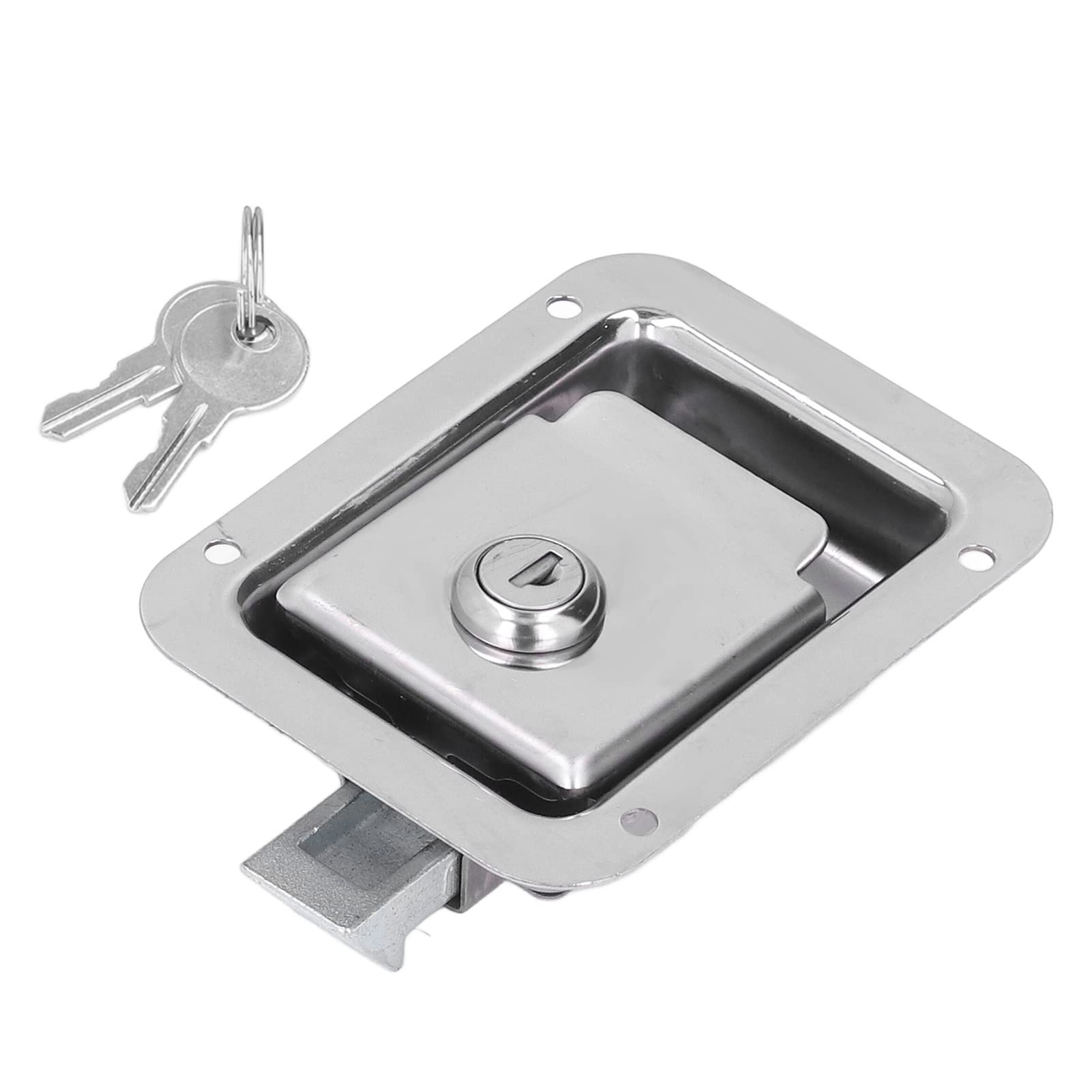 Flush Mount Paddle Handle - High Hardness Travel Trailer Lock for Toolbox, Electric Box & Cabinet | Durable RV, Marine & Industrial Hardware Solution