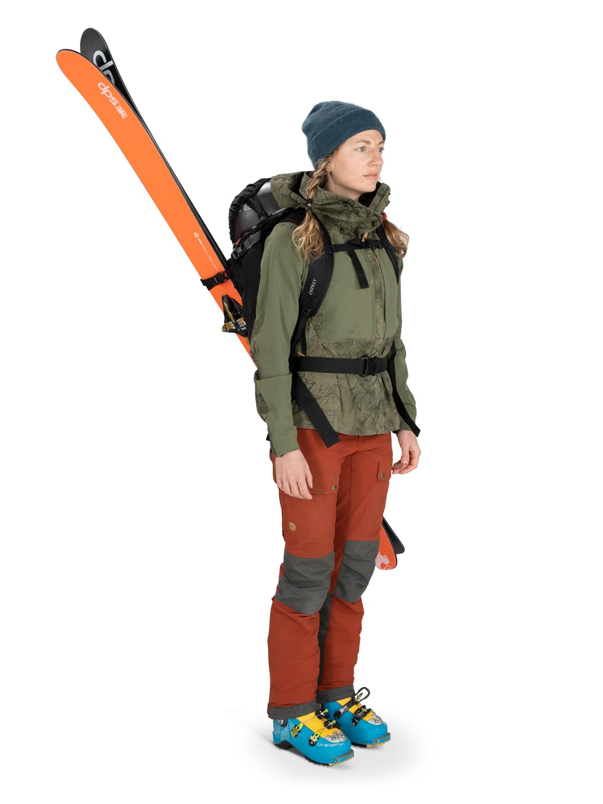 Osprey Sopris 20L Ski and Snowboard Backpack - Waterproof Hiking Daypack for Men & Women, Emberglow Orange - Perfect for Skiing, Snowboarding & Outdoor Adventures