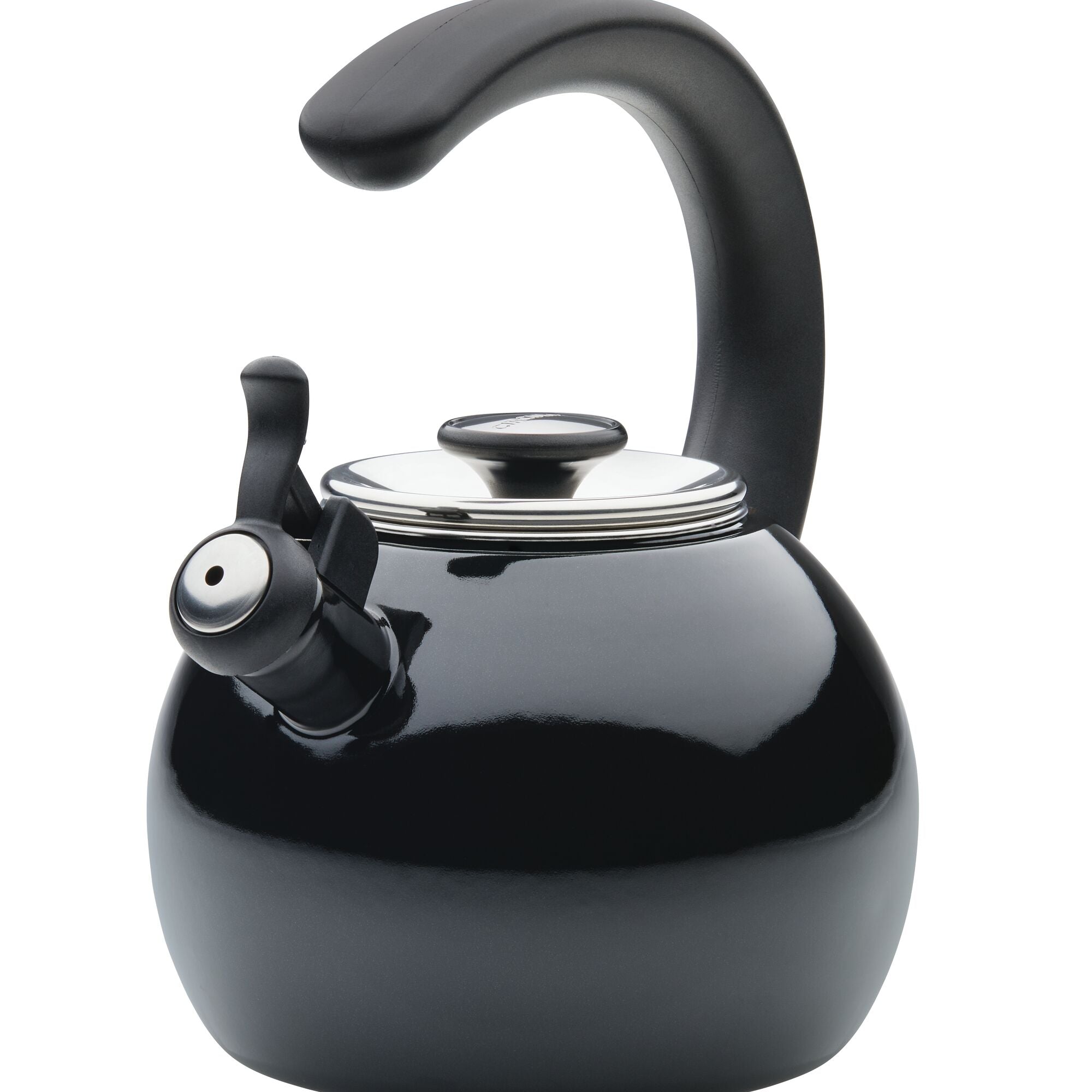 2 Quart Stainless Steel Whistling Tea Kettle with Flip-Up Spout - Perfect for Stovetop Brewing, Camping & Home Kitchen Use