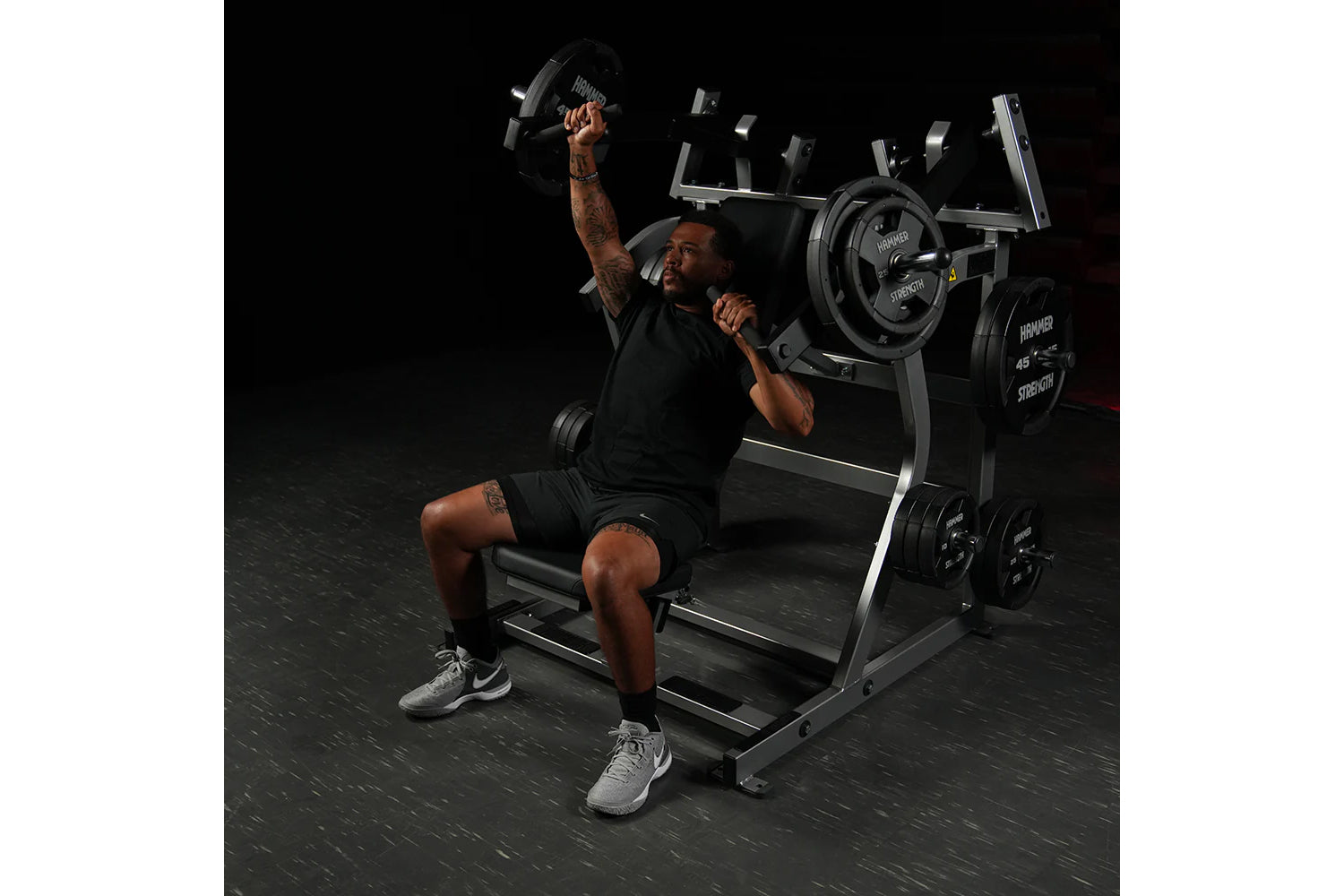 Hammer Strength Plate Loaded Iso-Lateral Super Incline Press Machine - Commercial Gym Equipment for Chest Workouts & Strength Training