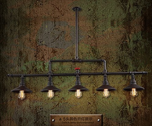 Vintage Industrial Pipe Chandelier - 51.2