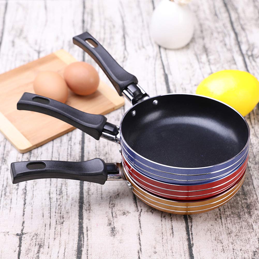 Non Stick Frying Pan Skillet 12.5cm - Induction Compatible, Dishwasher Safe & PFOA Free - Perfect for Eggs, Pancakes & Stir Fry Cooking - Gigicloud Premium Cookware