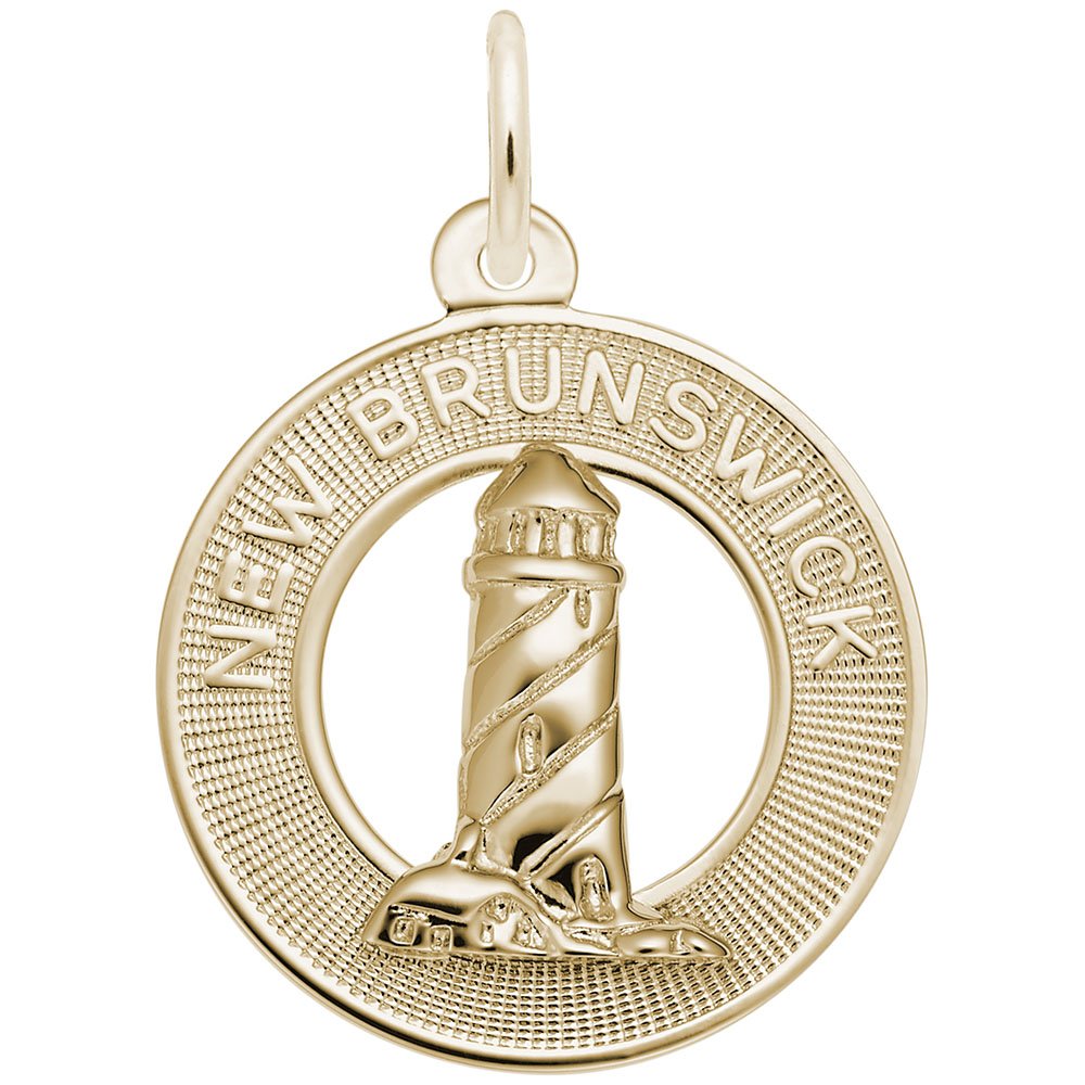 Baxley Jewelry Sterling Silver & Gold Plated Lighthouse Charms Pendant Necklace | Nautical Theme Jewelry for Women | Perfect Gift for Beach Lovers & Sailors
