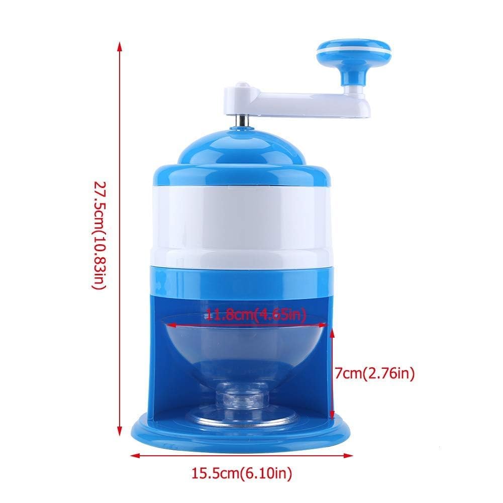 Portable Manual Ice Crusher Machine - Countertop Ice Shaver for Snow Cones, Slushies & Cocktails | Includes Free Ice Cube Trays | Perfect for Home Bars, Parties & Summer Treats