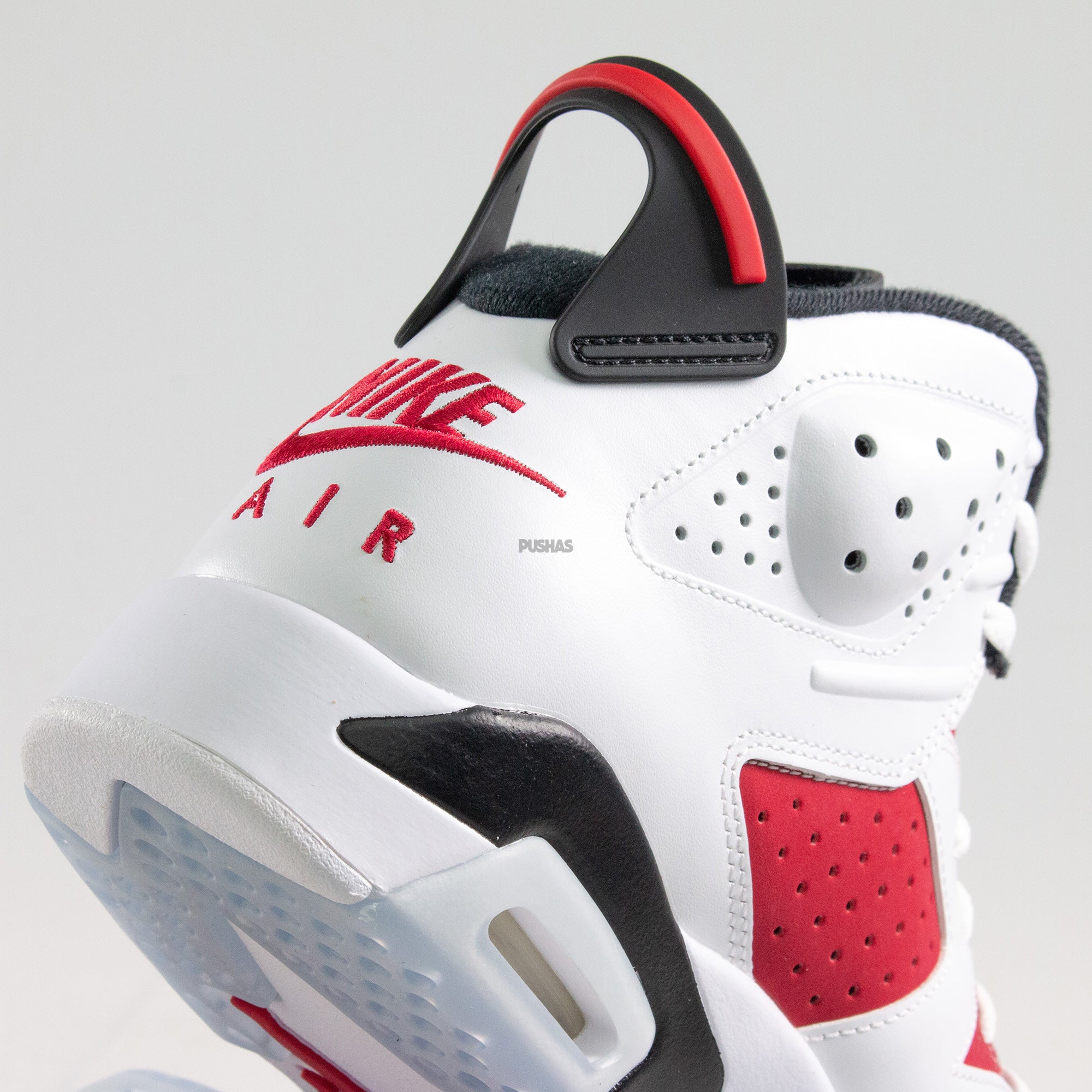 Air Jordan 6 'Carmine' Retro 2021 - Men's Basketball Shoes - Classic Red & White Sneakers for Streetwear & Sports
